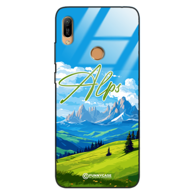 Etui Black Case Glass do HUAWEI Y6 PRIME 2019 SUMMER PARADISE ST_PAR106