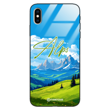 Etui Black Case Glass do IPHONE XS MAX SUMMER PARADISE ST_PAR106