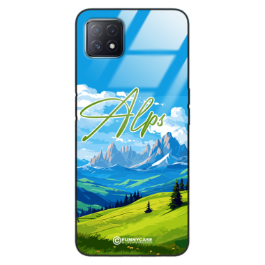 Etui Black Case Glass do OPPO A72 5G SUMMER PARADISE ST_PAR106