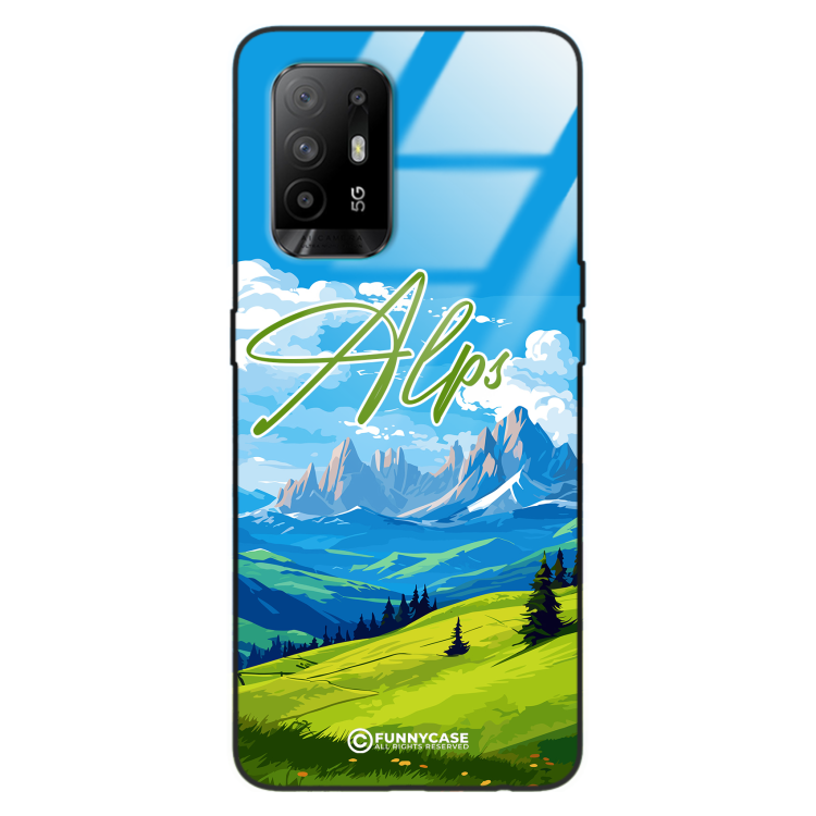 Etui Black Case Glass do OPPO A94 5G SUMMER PARADISE ST_PAR106