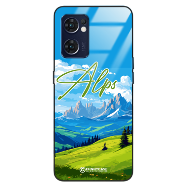 Etui Black Case Glass do OPPO RENO 7 5G SUMMER PARADISE ST_PAR106