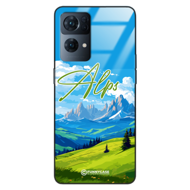 Etui Black Case Glass do OPPO RENO 7 PRO SUMMER PARADISE ST_PAR106