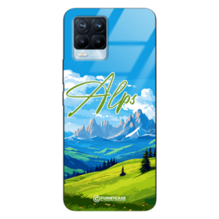 Etui Black Case Glass do REALME 8 SUMMER PARADISE ST_PAR106