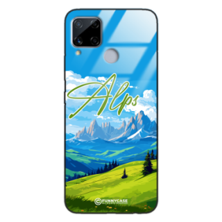 Etui Black Case Glass do REALME C15 SUMMER PARADISE ST_PAR106