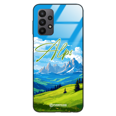 Etui Black Case Glass do SAMSUNG A23 4G SUMMER PARADISE ST_PAR106