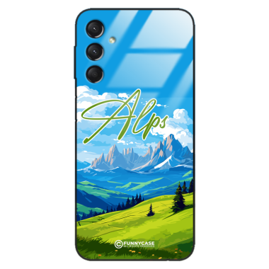 Etui Black Case Glass do SAMSUNG A24 SUMMER PARADISE ST_PAR106