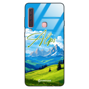 Etui Black Case Glass do SAMSUNG GALAXY A9 2018 SUMMER PARADISE ST_PAR106