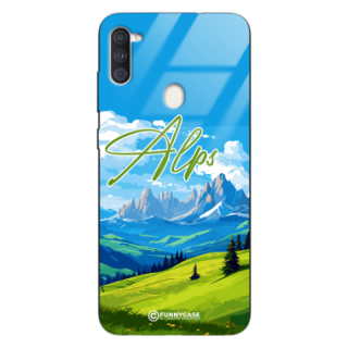 Etui Black Case Glass do SAMSUNG GALAXY A11 SUMMER PARADISE ST_PAR106