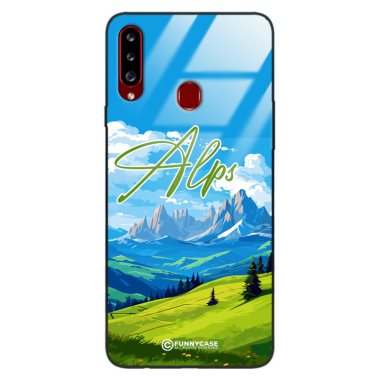 Etui Black Case Glass do SAMSUNG GALAXY A20S SUMMER PARADISE ST_PAR106