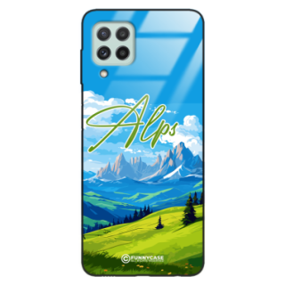 Etui Black Case Glass do SAMSUNG GALAXY A22 4G SUMMER PARADISE ST_PAR106