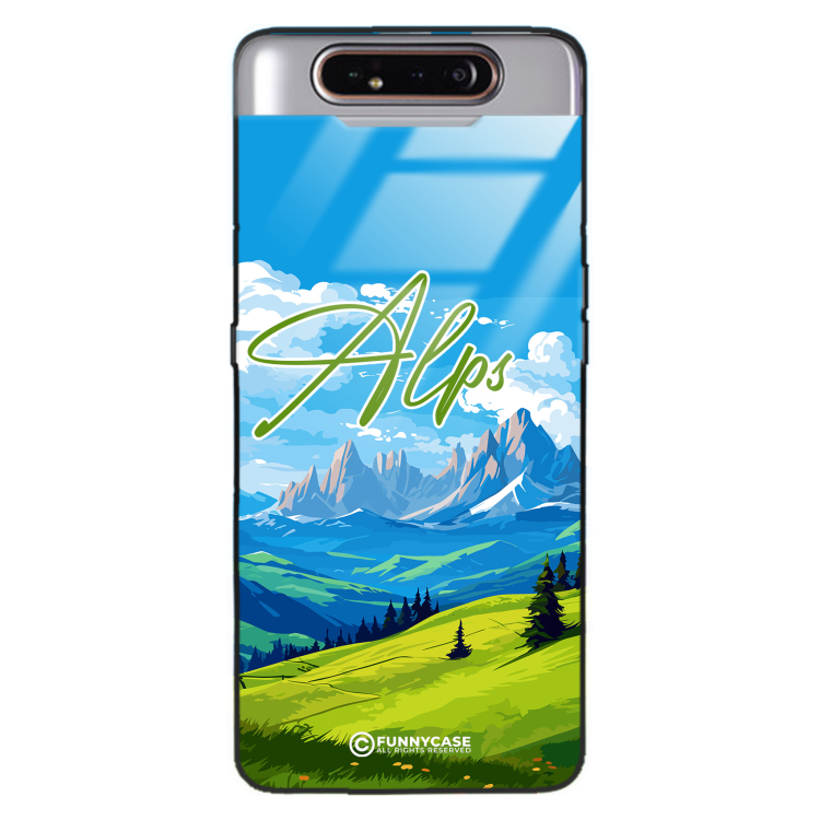 Etui Black Case Glass do SAMSUNG GALAXY A80 SUMMER PARADISE ST_PAR106