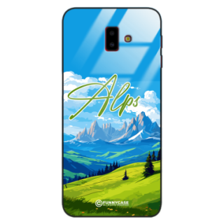 Etui Black Case Glass do SAMSUNG GALAXY J6 PLUS 2018 SUMMER PARADISE ST_PAR106