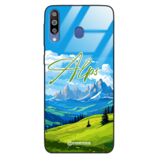 Etui Black Case Glass do SAMSUNG GALAXY M30 SUMMER PARADISE ST_PAR106