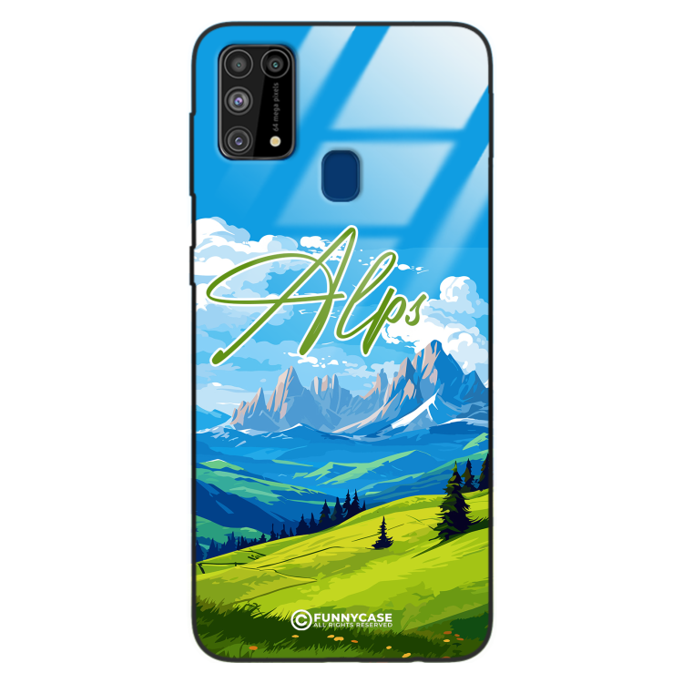 Etui Black Case Glass do SAMSUNG GALAXY M31 SUMMER PARADISE ST_PAR106