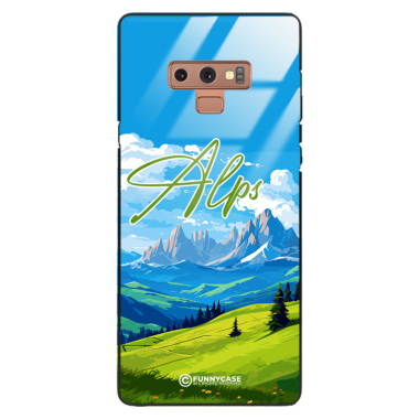 Etui Black Case Glass do SAMSUNG GALAXY NOTE 9 SUMMER PARADISE ST_PAR106