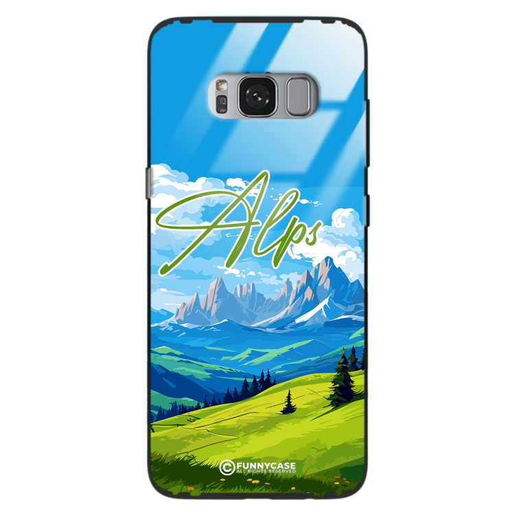 Etui Black Case Glass do SAMSUNG GALAXY S8 PLUS SUMMER PARADISE ST_PAR106