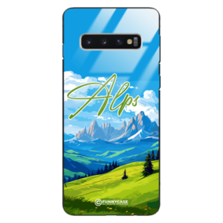 Etui Black Case Glass do SAMSUNG GALAXY S10 SUMMER PARADISE ST_PAR106