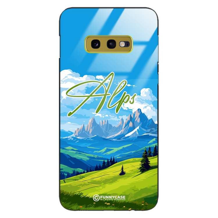 Etui Black Case Glass do SAMSUNG GALAXY S10E SUMMER PARADISE ST_PAR106