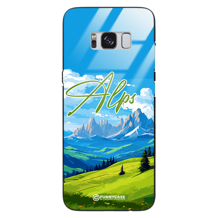 Etui Black Case Glass do SAMSUNG S8 SUMMER PARADISE ST_PAR106