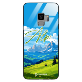 Etui Black Case Glass do SAMSUNG S9 SUMMER PARADISE ST_PAR106