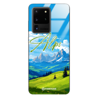 Etui Black Case Glass do SAMSUNG S20 ULTRA (S11 ULTRA) SUMMER PARADISE ST_PAR106