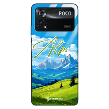 Etui Black Case Glass do XIAOMI POCO X4 PRO 5G SUMMER PARADISE ST_PAR106