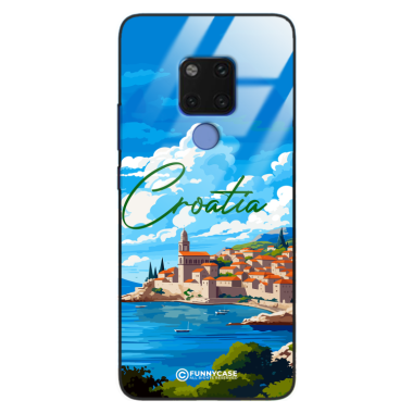 Etui Black Case Glass do HUAWEI MATE 20 SUMMER PARADISE ST_PAR107