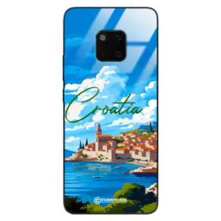 Etui Black Case Glass do HUAWEI MATE 20 PRO SUMMER PARADISE ST_PAR107