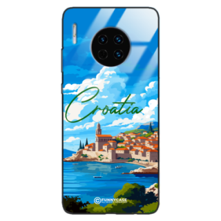 Etui Black Case Glass do HUAWEI MATE 30 SUMMER PARADISE ST_PAR107