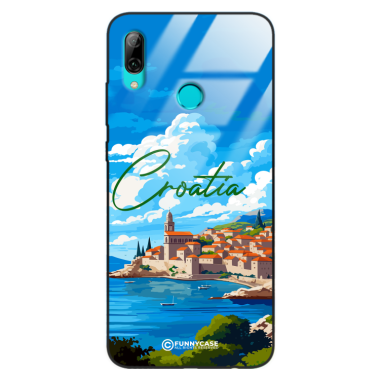 Etui Black Case Glass do HUAWEI P SMART 2019 SUMMER PARADISE ST_PAR107