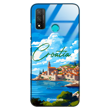 Etui Black Case Glass do HUAWEI P SMART 2020 SUMMER PARADISE ST_PAR107