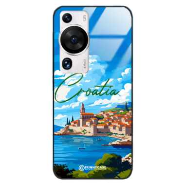 Etui Black Case Glass do HUAWEI P60 SUMMER PARADISE ST_PAR107