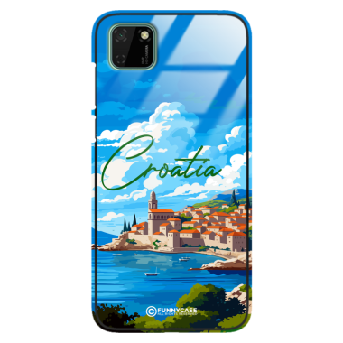 Etui Black Case Glass do HUAWEI Y5P SUMMER PARADISE ST_PAR107