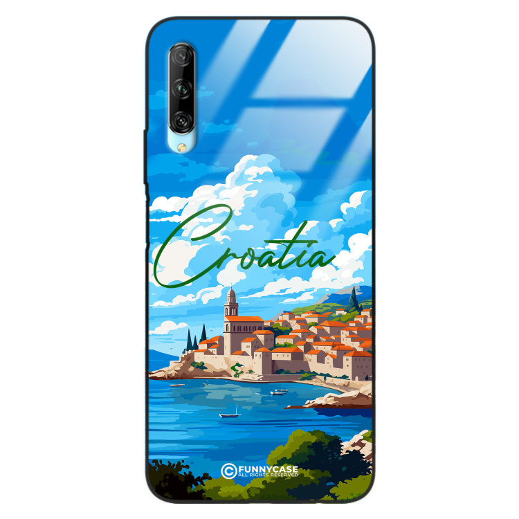 Etui Black Case Glass do HUAWEI Y9S SUMMER PARADISE ST_PAR107