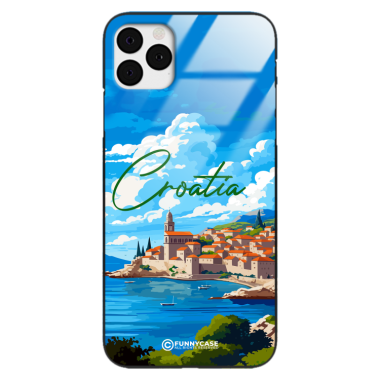 Etui Black Case Glass do IPHONE 11 PRO MAX SUMMER PARADISE ST_PAR107