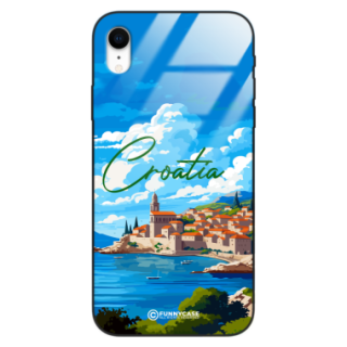 Etui Black Case Glass do IPHONE XR SUMMER PARADISE ST_PAR107