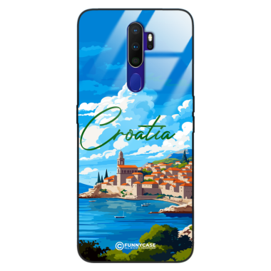 Etui Black Case Glass do OPPO A9 2020 SUMMER PARADISE ST_PAR107