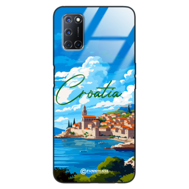 Etui Black Case Glass do OPPO A52 SUMMER PARADISE ST_PAR107