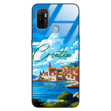 Etui Black Case Glass do OPPO A53 SUMMER PARADISE ST_PAR107