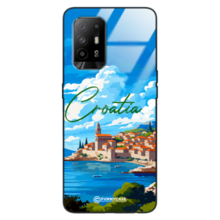 Etui Black Case Glass do OPPO A94 5G SUMMER PARADISE ST_PAR107