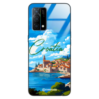 Etui Black Case Glass do OPPO K9 SUMMER PARADISE ST_PAR107