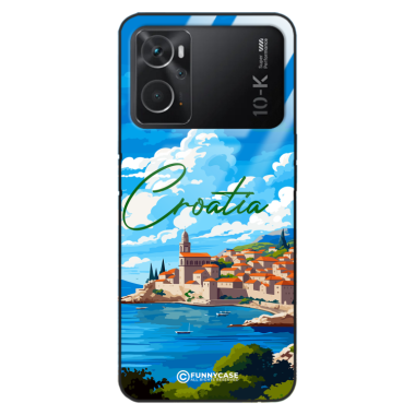 Etui Black Case Glass do OPPO K10 PRO 5G SUMMER PARADISE ST_PAR107