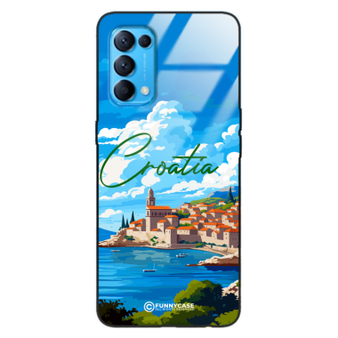 Etui Black Case Glass do OPPO RENO 5 SUMMER PARADISE ST_PAR107