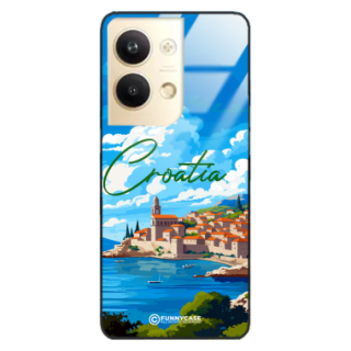 Etui Black Case Glass do OPPO RENO 9 PRO SUMMER PARADISE ST_PAR107