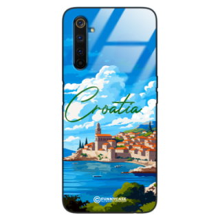 Etui Black Case Glass do REALME 6 PRO SUMMER PARADISE ST_PAR107