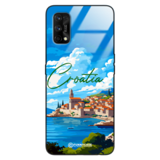 Etui Black Case Glass do REALME 7 PRO SUMMER PARADISE ST_PAR107