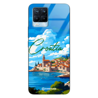 Etui Black Case Glass do REALME 8 SUMMER PARADISE ST_PAR107