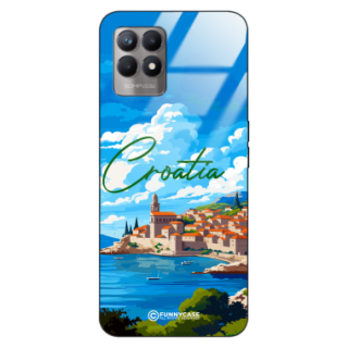 Etui Black Case Glass do REALME 8I SUMMER PARADISE ST_PAR107