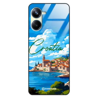 Etui Black Case Glass do REALME 10 PRO 5G SUMMER PARADISE ST_PAR107