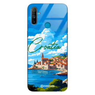 Etui Black Case Glass do REALME C3 SUMMER PARADISE ST_PAR107